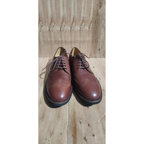 Cole Haan Mens 11 M Wingtip Oxfords Brogue Brown Leather C12201 Dress Shoes main image 7